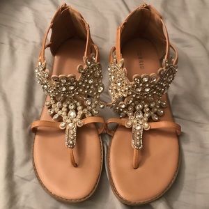 Sequin Sandals